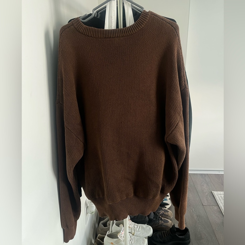 Essentials Brown Knit sweater - Picture 3 of 3